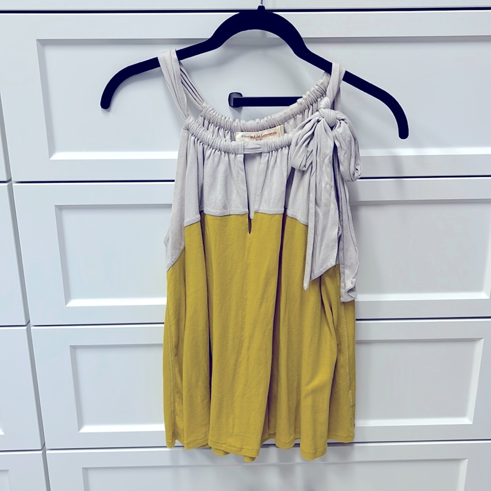 Anthropologie Pilcro Tie Tank